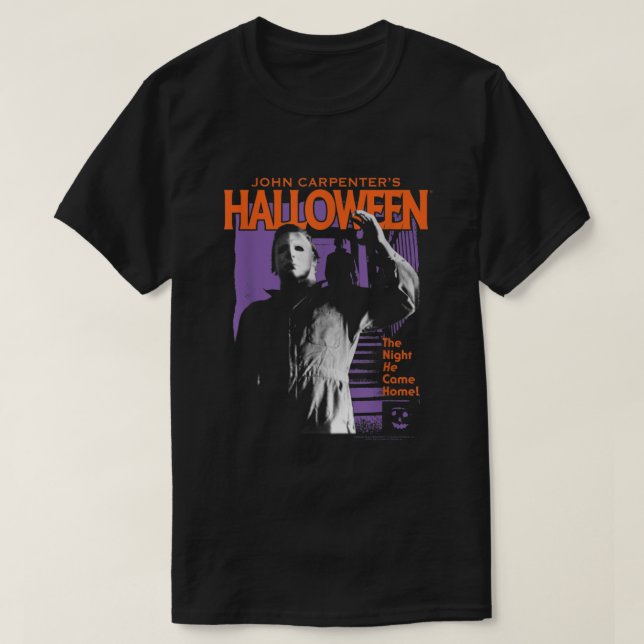 Camiseta Halloween Michael Myers Pop Art (Frente do Design)