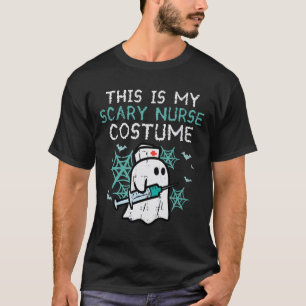 Camiseta Halloween Minha Enfermeira Assustadora Costume Eng