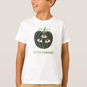 Camiseta Halloween Moderno de Pumpkin de Três Olhos