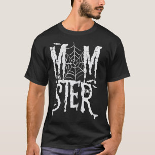 Camiseta Halloween Momster Mãe Monstro Mamãe Engraçado