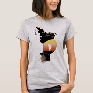 Camiseta Halloween Monograma - Letra P