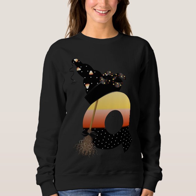 Camiseta Halloween Monograma - Letra Q (Frente)