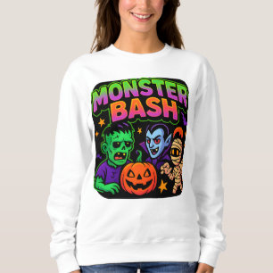 Camiseta Halloween Monster Bash Clothes Cute Unisex