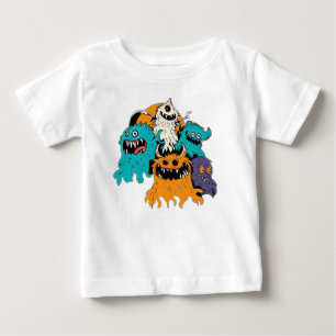 Camiseta Halloween/Monster/Outubro/Queda