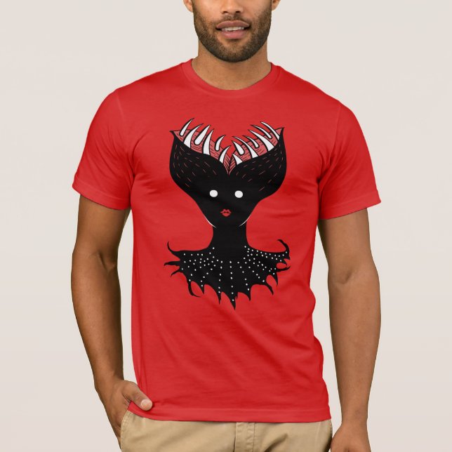 Camiseta Halloween, monstro assustador de Demon (Frente)