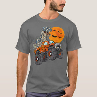 Camiseta Halloween Mummy Monster Truck Boys