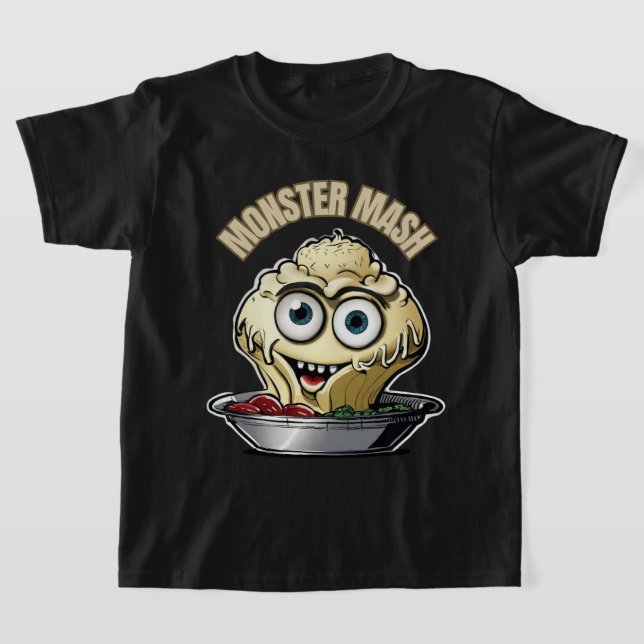 Camiseta Halloween Musical Monster Mash Cute (Postura )