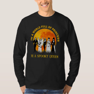 Camiseta Halloween Num Cheio Mundial Da Princesa Seja Um Sp