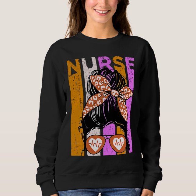 Camiseta Halloween Nurse Womens Nursing Student Fun Cool (Frente)
