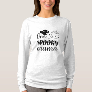 Camiseta Halloween One Spooky Mama Birthday