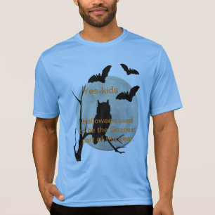 Camiseta Halloween Owl & Bats, Concorrente Esportiva