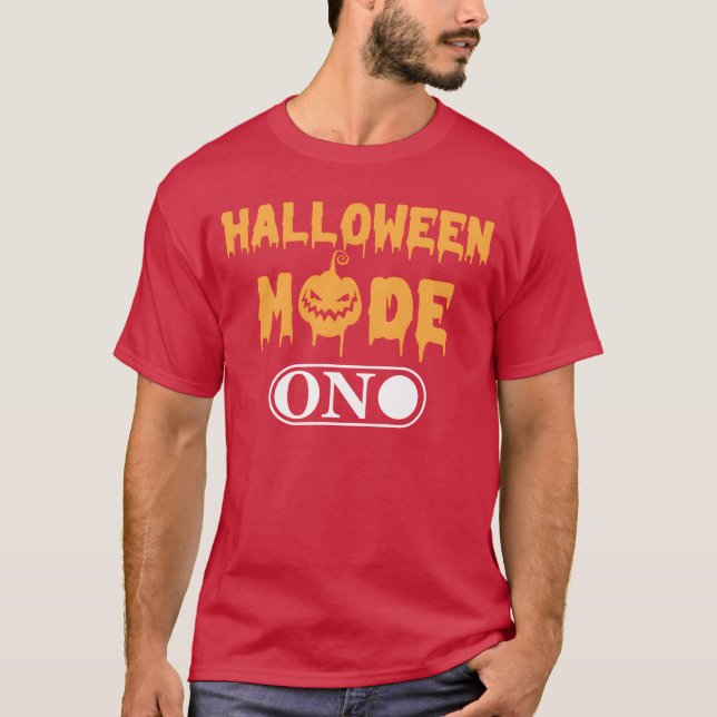 Camiseta Halloween Party Halloween Mode No Halloween (Frente)