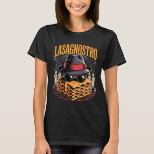Camiseta Halloween Pasta Meme Mafia Parody Funny Lasagna Ar