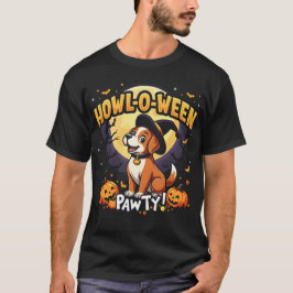 Camiseta Halloween Pawty Dog Aloja Costume Spooky Vibes