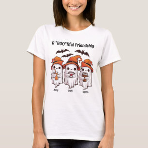Camiseta Halloween Personalizado "A 'Boo'Bonita Amizade"