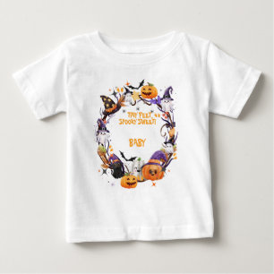 Camiseta Halloween Pés Minúsculos, Chá de fraldas Doce