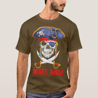 Camiseta Halloween Pirate Mamãe Engraçado