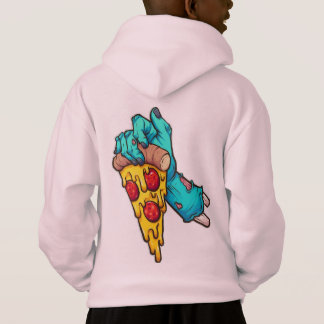 CAMISETA HALLOWEEN PIZZA SLICE HOODIE FOR KIDS