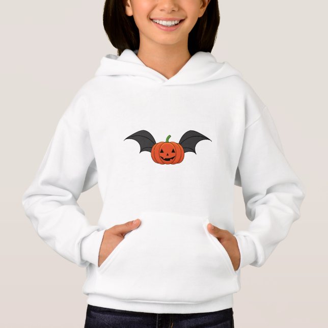 Camiseta Halloween Pumpkin Bat (Frente)