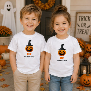 Camiseta Halloween Pumpkin "BOO!" - Nome Personalizado