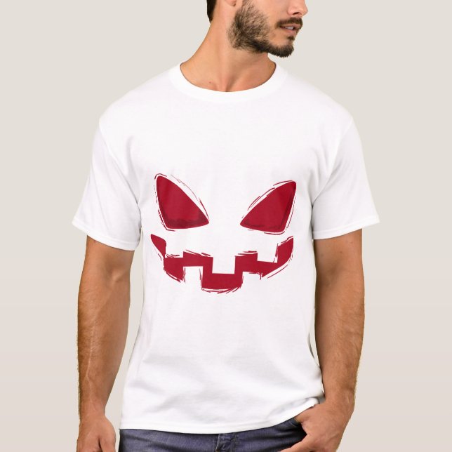Camiseta Halloween Pumpkin Face   (Frente)