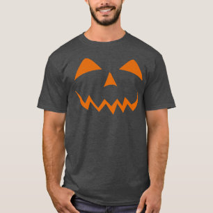 Camiseta Halloween Pumpkin Face Figurume Assustador Jack O'