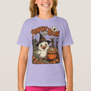 Camiseta HALLOWEEN Pumpkin Hollow Bruxa Vintage Pato 🎃 🦆