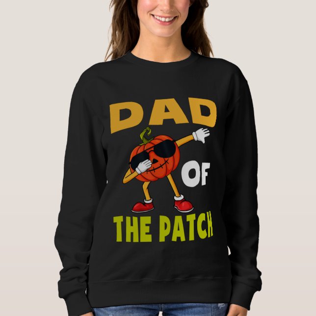 Camiseta Halloween Pumpkin Patch Dad Of The Patch Jack O La (Frente)