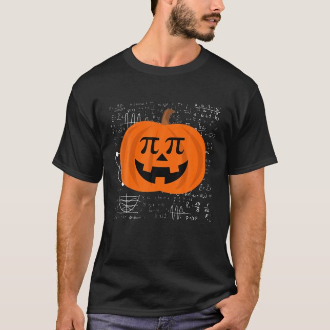 Camiseta Halloween Pumpkin PI | Engraçado Math Pumpkin PI (Frente)