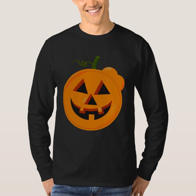 Camiseta Halloween Pumpkin Scary  Halloween (Frente)