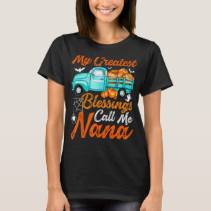 Camiseta Halloween Pumpkin Truck Minha Maior Bênção