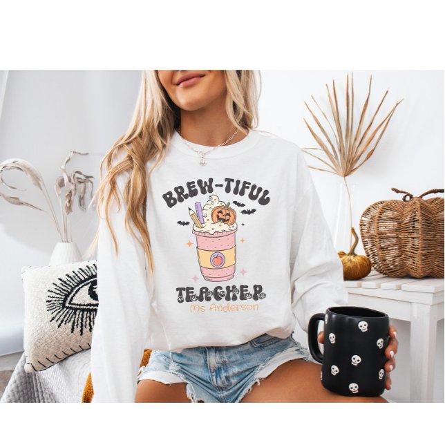 Camiseta Halloween - Pumpkin, um professor de luto personal (Criador carregado)