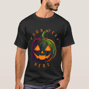 Camiseta Halloween Pumpkin Vibes design T Shirt