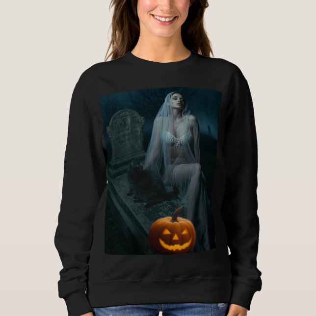 Camiseta Halloween Puramente Assombrante (Frente)