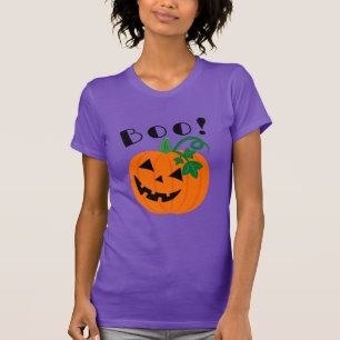 Camiseta Halloween Purple Personalizado Jack O Lantern Boo