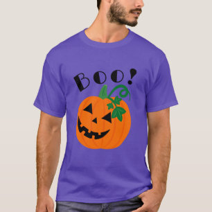 Camiseta Halloween Purple Personalizado Jack O Lantern Boo