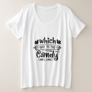 Camiseta Halloween Que Caminho Para O Aniversário Do Docinh