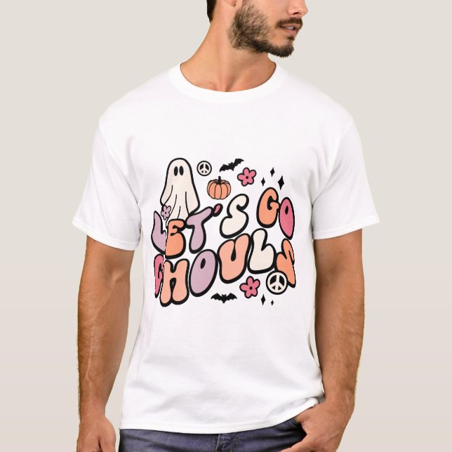 Camiseta Halloween retrô (Frente)