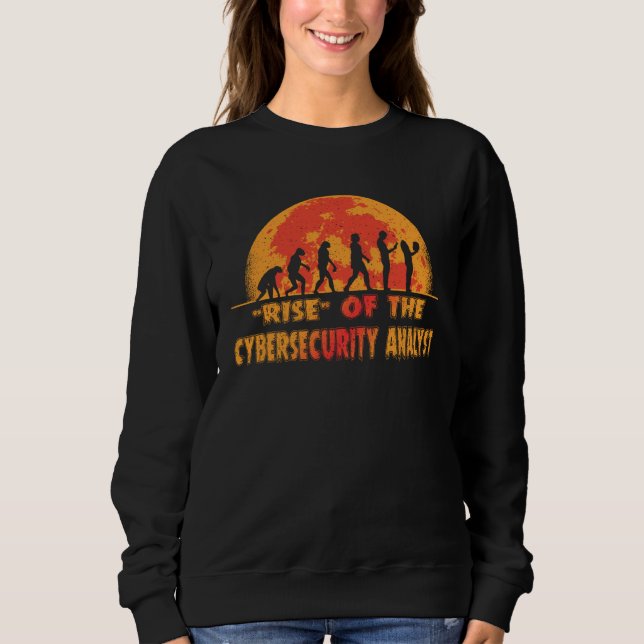 Camiseta Halloween Rise of the Cybersecurity Analyst Job Co (Frente)