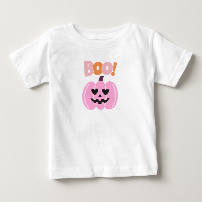 Camiseta Halloween Rosa (Frente)