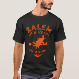 Camiseta Halloween Salem A Cidade da Bruxa