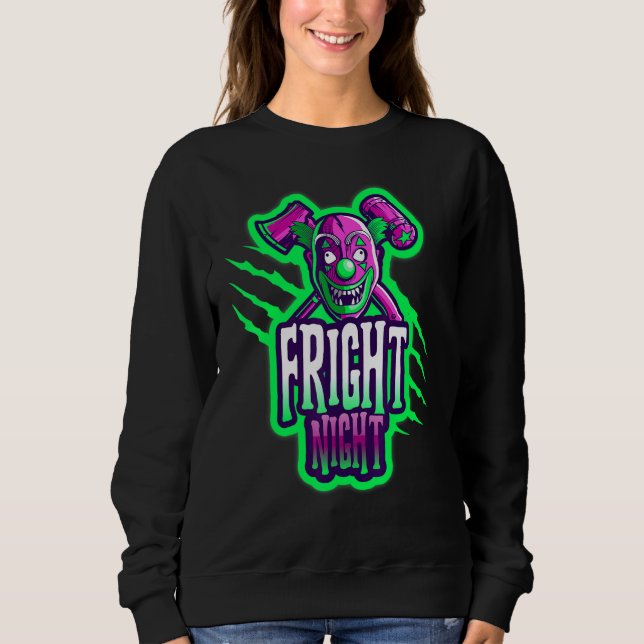 Camiseta Halloween Scary Clowy Fright Night 1 (Frente)