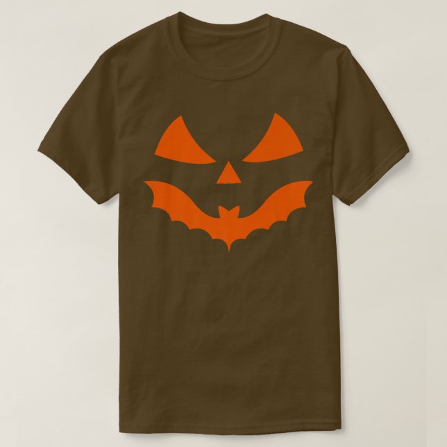 Camiseta Halloween scary pumpkin jack o lantern jackolanter (Frente do Design)