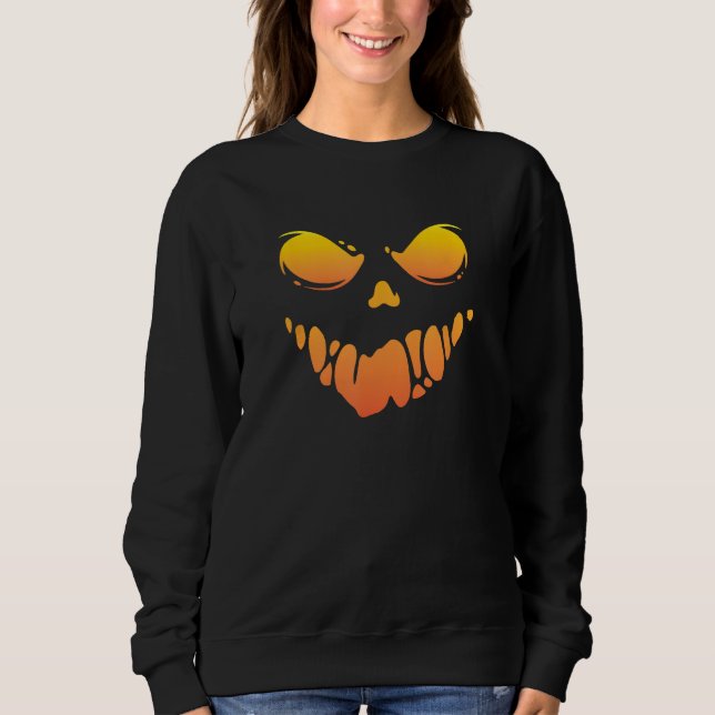 Camiseta Halloween Scary Spooky Jack O Lantern Pumpkin (Frente)