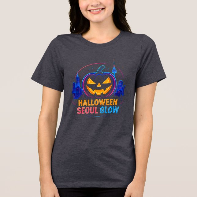 Camiseta Halloween Seoul Glow 2025 (Frente)