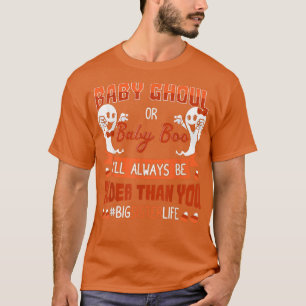 Camiseta Halloween Sexo Revelação Festa de Chá de fraldas G