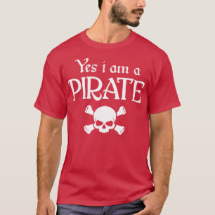 Camiseta Halloween Sim Sou Um Pirata
