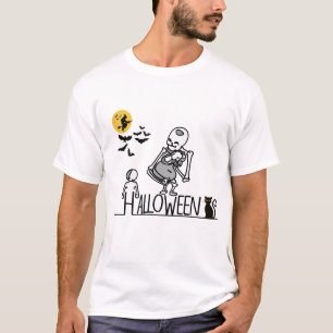 Camiseta Halloween Skeleton Baby