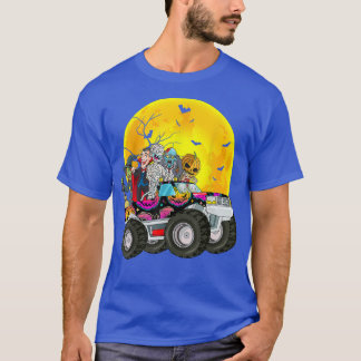 Camiseta Halloween Skeleton Zombie Andando Monster Truck Va