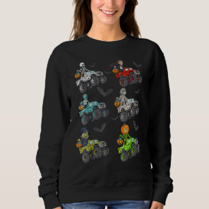 Camiseta Halloween Skeleton Zombie Andando Monster Truck Va